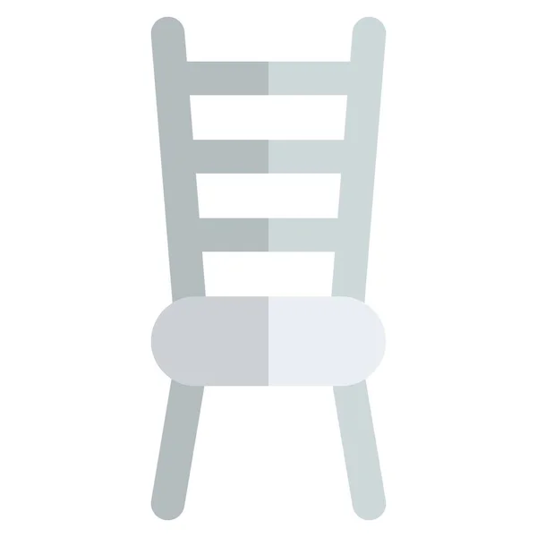 Stuhl Mit Leiter Traditionellen Stil — Stockvektor