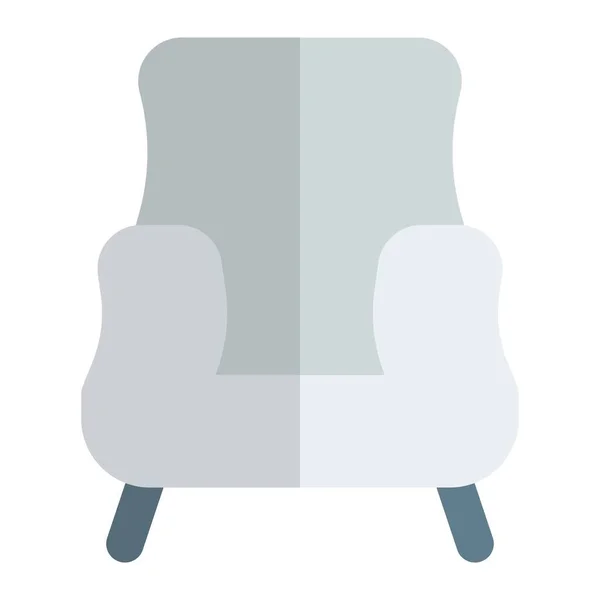 Κομψή Άνετη Καρέκλα Πλαϊνά Μπράτσα — Διανυσματικό Αρχείο