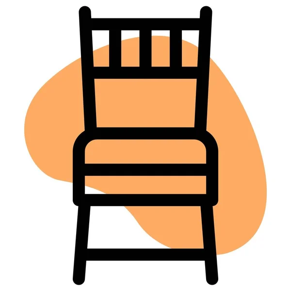 Chiavari Chair Also Known Chiavarina — Stock Vector