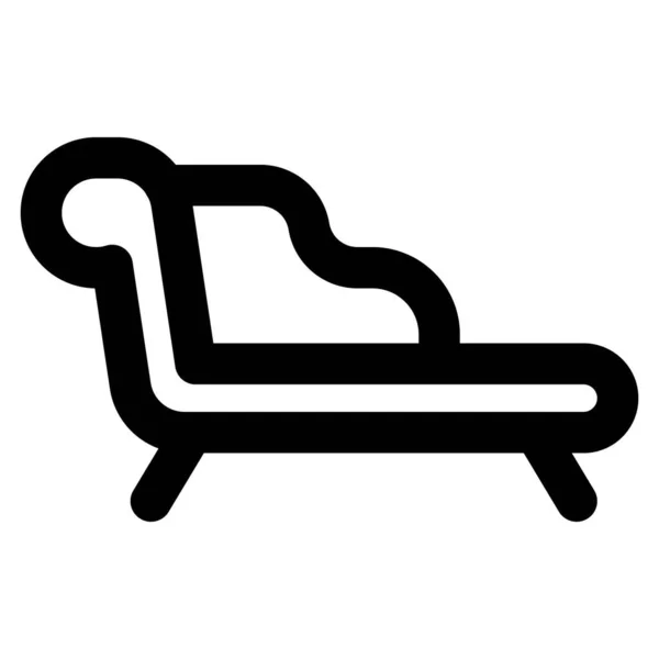 Poduszka Luksusowy Salon Krzesełkowy Dla Relaksu — Wektor stockowy