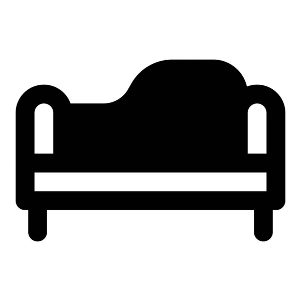 Chaise Lounge Sofá Para Decoração Casa — Vetor de Stock