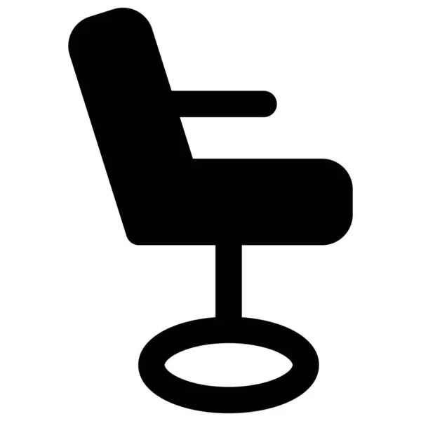 Chaise Bureau Avec Attache Bureau Latérale — Image vectorielle