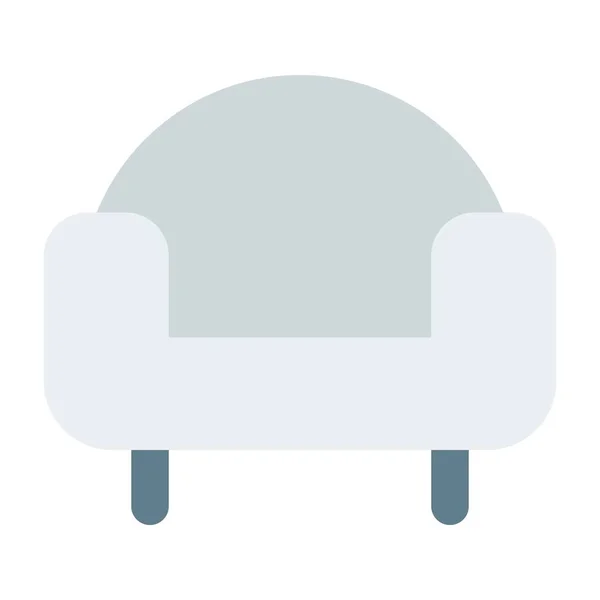 Stylish Comfy Sofa Armchair — Stock Vector
