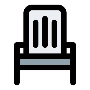 Uzanmak için rahat Adirondack sandalyesi.