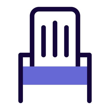 Uzanmak için rahat Adirondack sandalyesi.