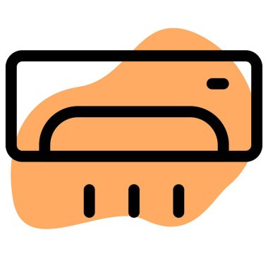 Duvara monte edilmiş klima..