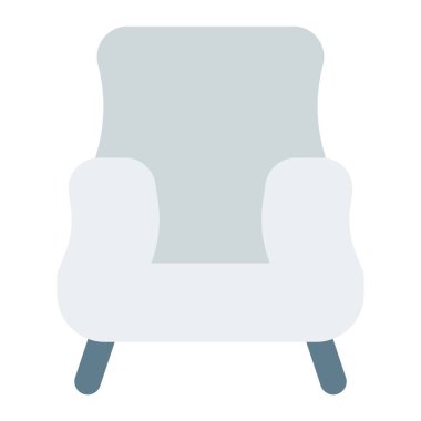 Uzun sırt desteği olan döşenmiş koltuk..