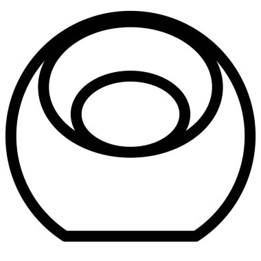 Top koltuğu, çoğunlukla yoga egzersizleri için kullanılır..