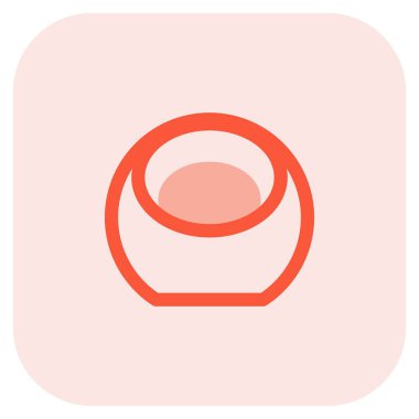 Top koltuğu, çoğunlukla yoga egzersizleri için kullanılır..