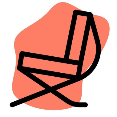 Geniş koltuklu kolsuz Barselona sandalyesi.