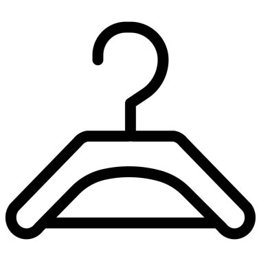 Asılı elbiseler için tahta kanca.