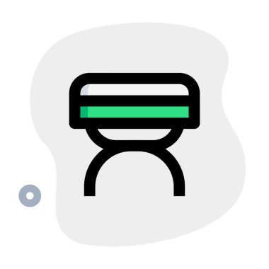 Sıkıştırılmış ahşap kavisli sandalye.