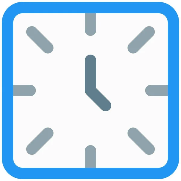 Relógio Analógico Dispositivo Gerenciamento Tempo — Vetor de Stock