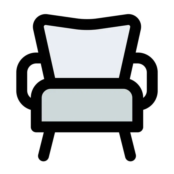 Cadeira Luxo Elegante Feita Para Relaxamento —  Vetores de Stock