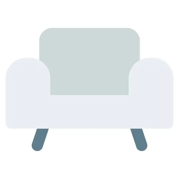Elegant Chair Couch Sofa Design — Stock Vector