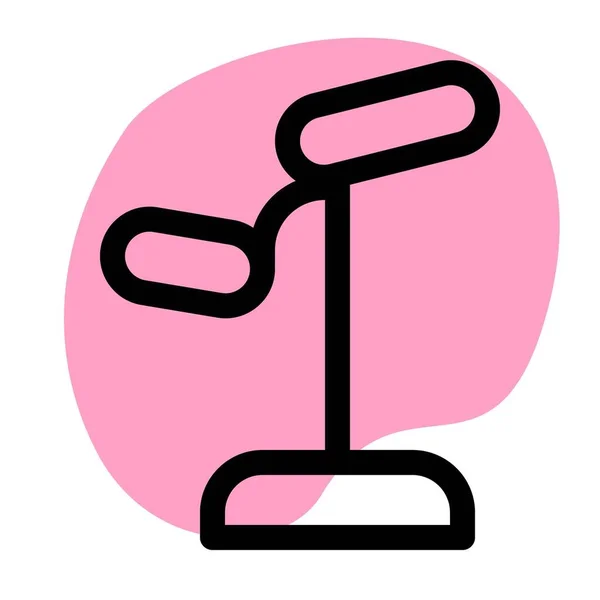 適切な背部姿勢のためのバランス椅子の使用 — ストックベクタ