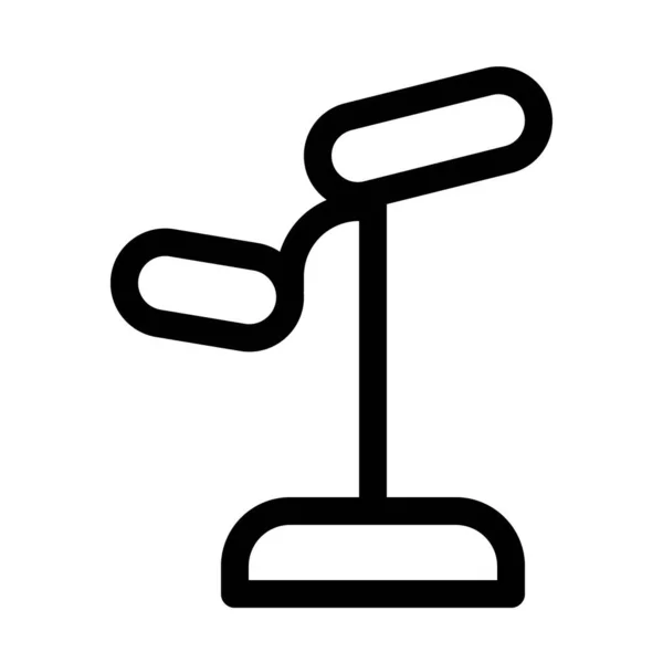 Verwendung Des Balans Stuhls Für Die Richtige Rückenhaltung — Stockvektor