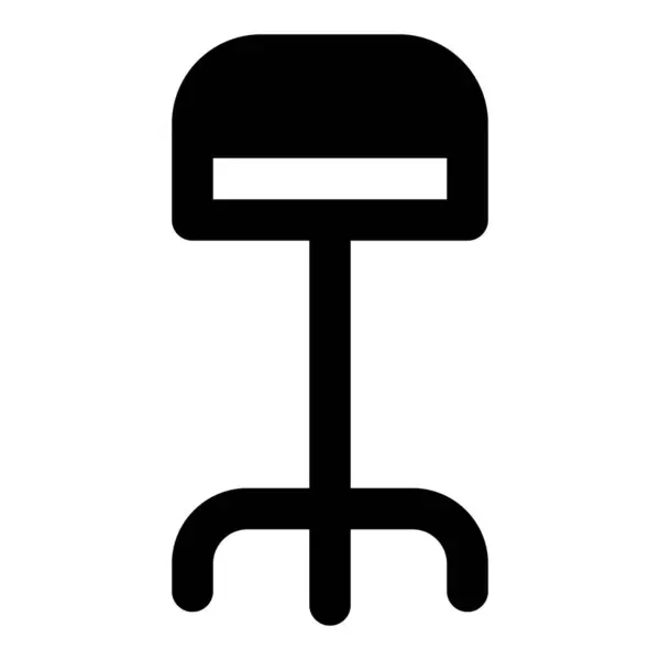 Bar Banquinho Cadeira Elegante Para Decoração —  Vetores de Stock
