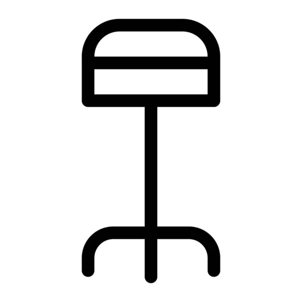 Tabouret Bar Chaise Élégante Pour Décor — Image vectorielle