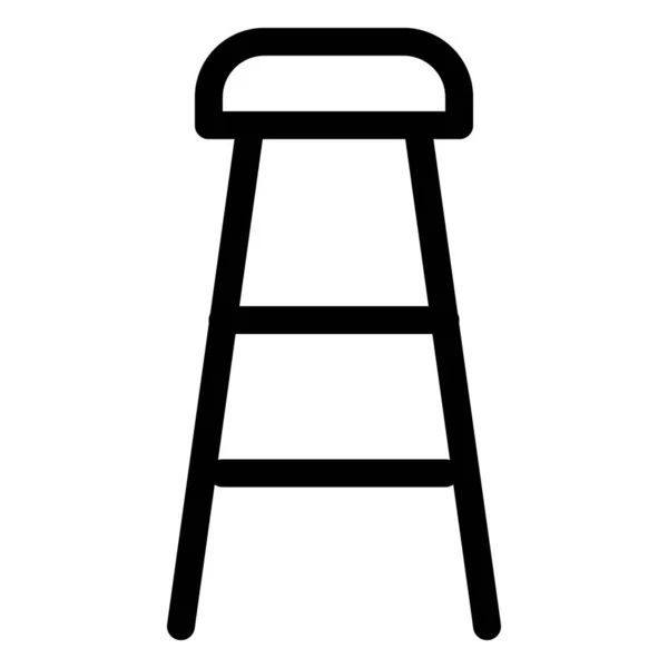 Åskådarstol Eller Barstol — Stock vektor