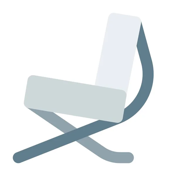 Chaise Barcelona Sans Bras Avec Assise Large — Image vectorielle