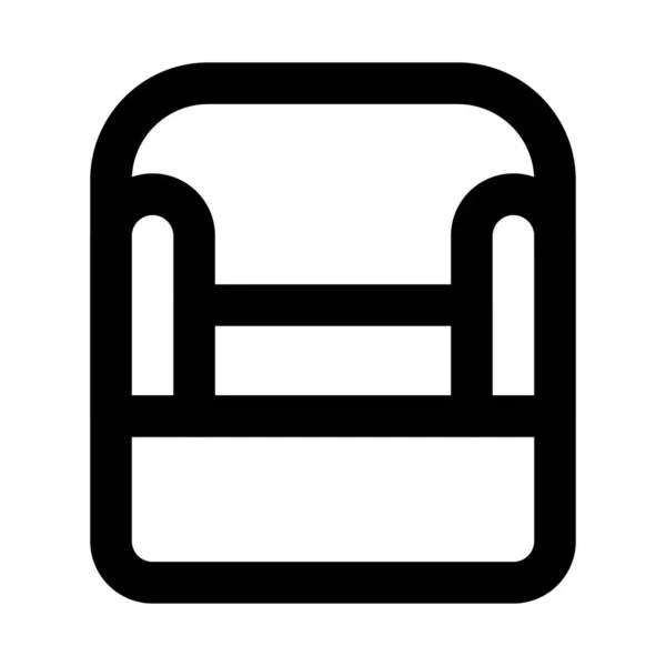 Meubles Acier Forme Tambour Chaise Tonneau — Image vectorielle
