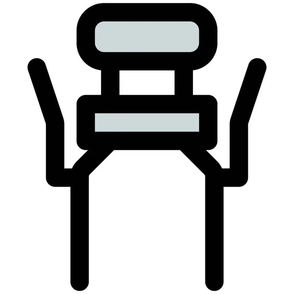 Cadeira Banho Projetada Para Deficiência — Vetor de Stock