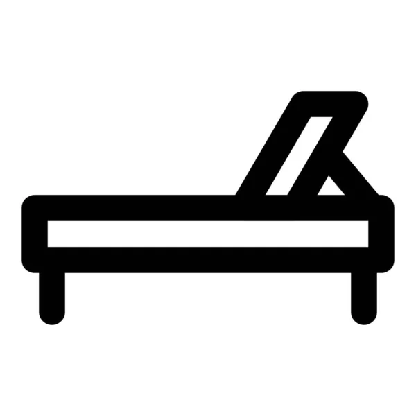 Pihentető Fotel Fedélzeten — Stock Vector