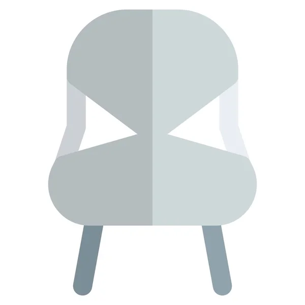 Bikini Stuhl Mit Verchromtem Sitz — Stockvektor
