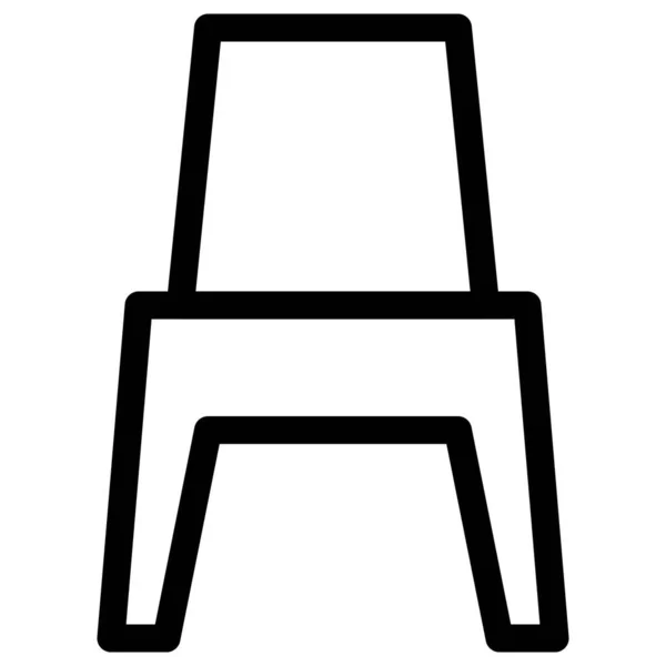 Une Chaise Bofinger Plastique Taille Adulte — Image vectorielle