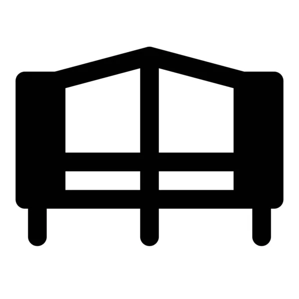 Chaise Angle Utilisée Comme Meubles Latéraux — Image vectorielle