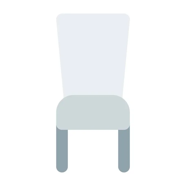 Chaise Moderne Avec Dossier — Image vectorielle