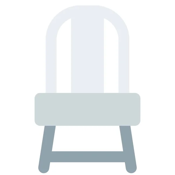 Vintage Krzesło Skrzypcowe Bez Podparcia Rękę — Wektor stockowy