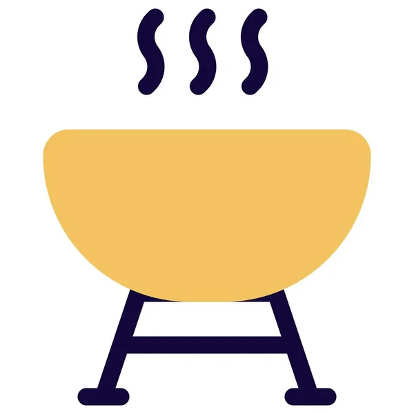 Piece Cooking Equipment Grilling — Stock Vector