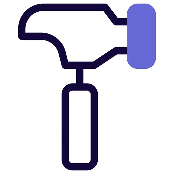 Hammer Outil Main Utilisé Pour Pilonner — Image vectorielle