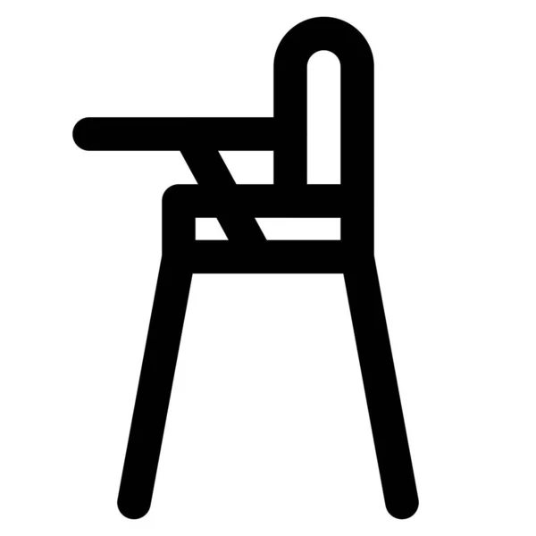 Przenośne Krzesełko Siedzenia — Wektor stockowy