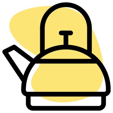 Kaynayan sıvılar için spout-teçhizatlı çaydanlık.