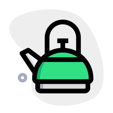 Kaynayan sıvılar için spout-teçhizatlı çaydanlık.