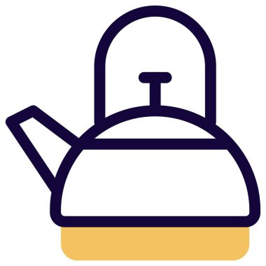 Kaynayan sıvılar için spout-teçhizatlı çaydanlık.