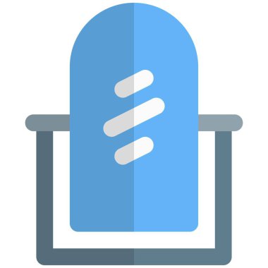 Ahşap çerçeveli salıncak aynası veya yansıtıcı.