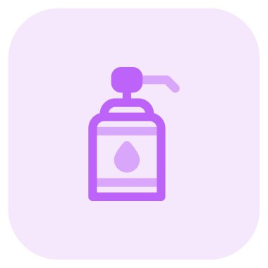 Pompalı el yıkama makinesi şişesi.