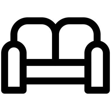 Kanepe. Yan ve arkası rahat yastıklı koltuk.