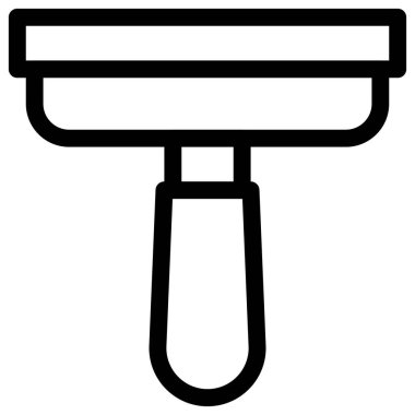 Temizlemek ya da kazımak için kullanılacak cam sileceği.