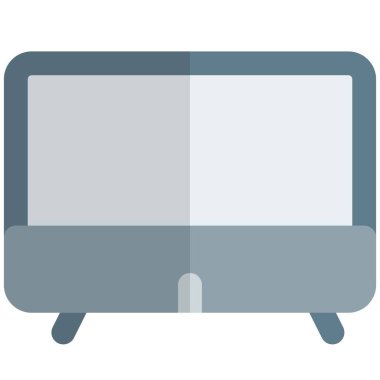 Akıllı özellikleri olan modern televizyon.