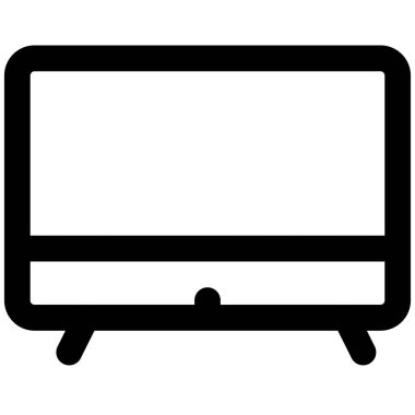 Akıllı özellikleri olan modern televizyon.