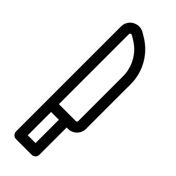 Knife Tool Cutting Edge Blade — Stock Vector