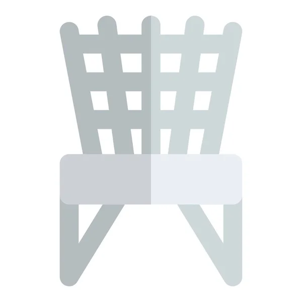 ハンドメイドのヴィンテージデザインの結び目の椅子 — ストックベクタ