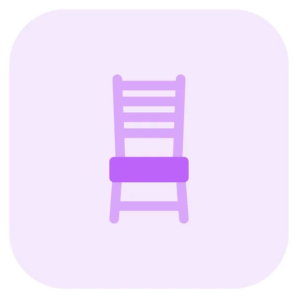 Πτυσσόμενη Καρέκλα Από Παράλληλες Σανίδες Λευκό — Διανυσματικό Αρχείο