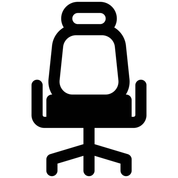 Ergonomic Office Chair All Day Comfort — Stock Vector
