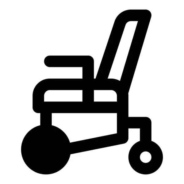 Cadeira Alimentada Cadeira Rodas Com Motor Para Movimento —  Vetores de Stock